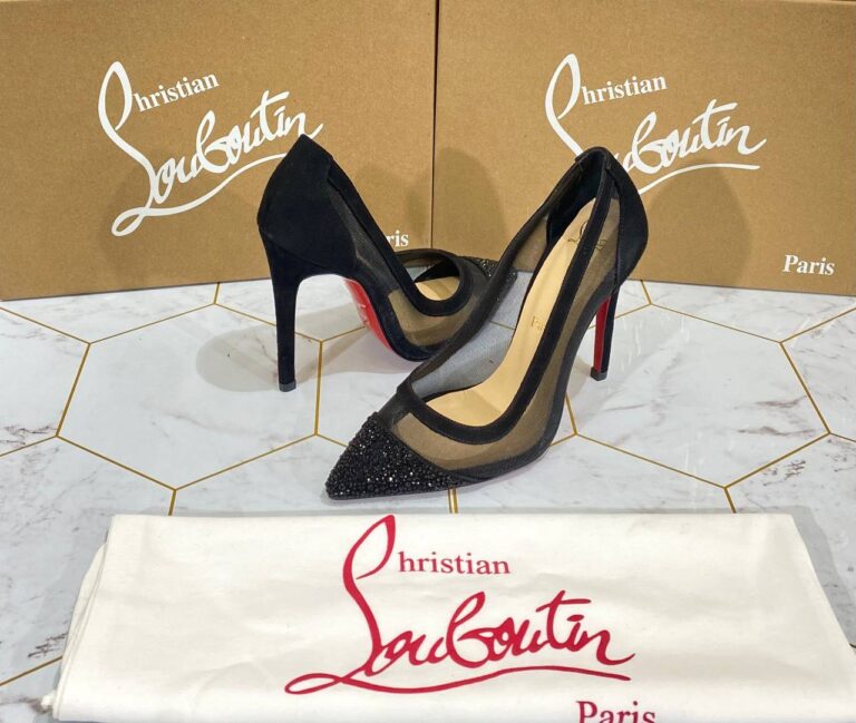 christian louboutin ayakkabi stiletto siyah topuk 12 cm