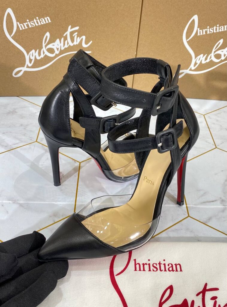 christian louboutin ayakkabi stiletto siyah topuklu 12 cm