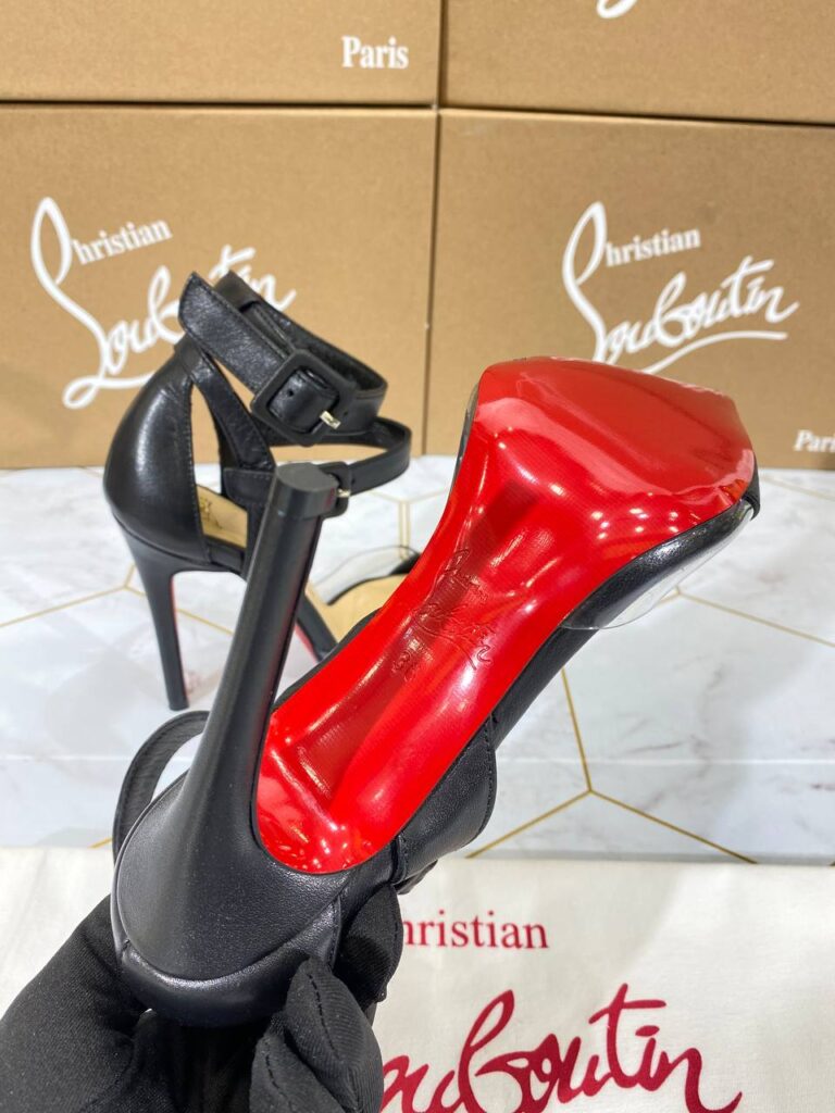 christian louboutin ayakkabi stiletto siyah topuklu 12 cm
