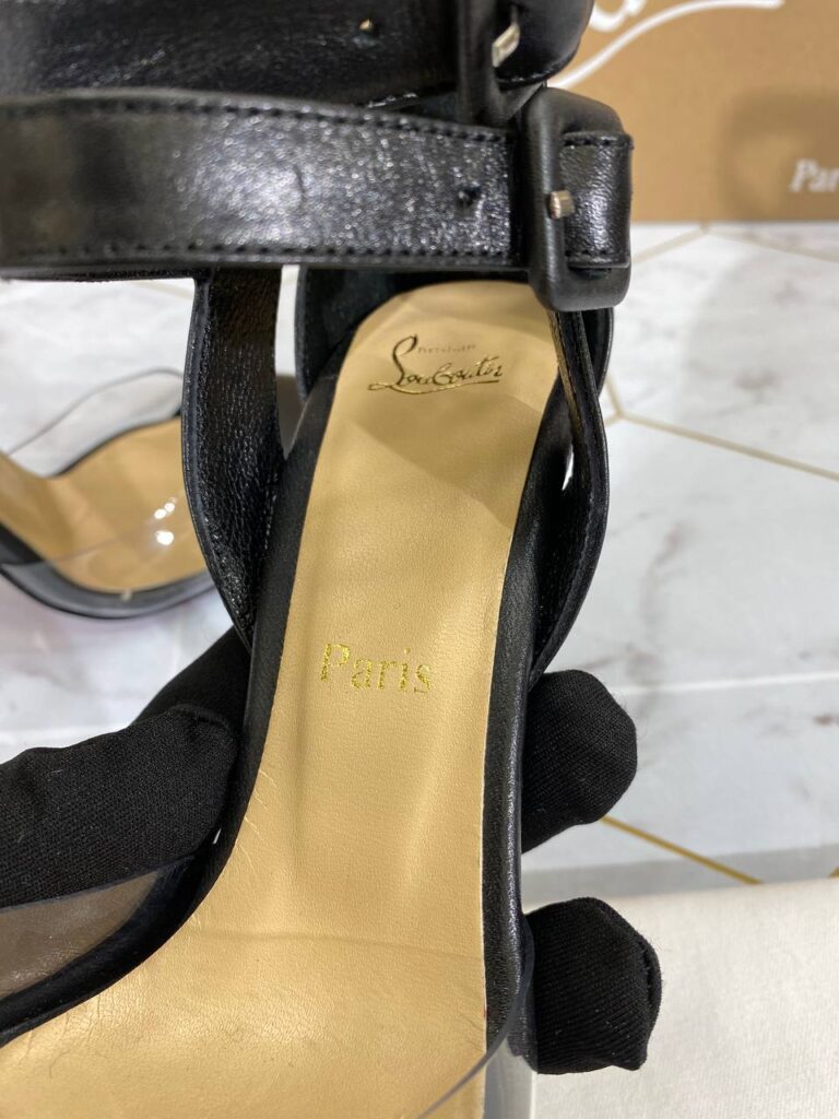 christian louboutin ayakkabi stiletto siyah topuklu 12 cm