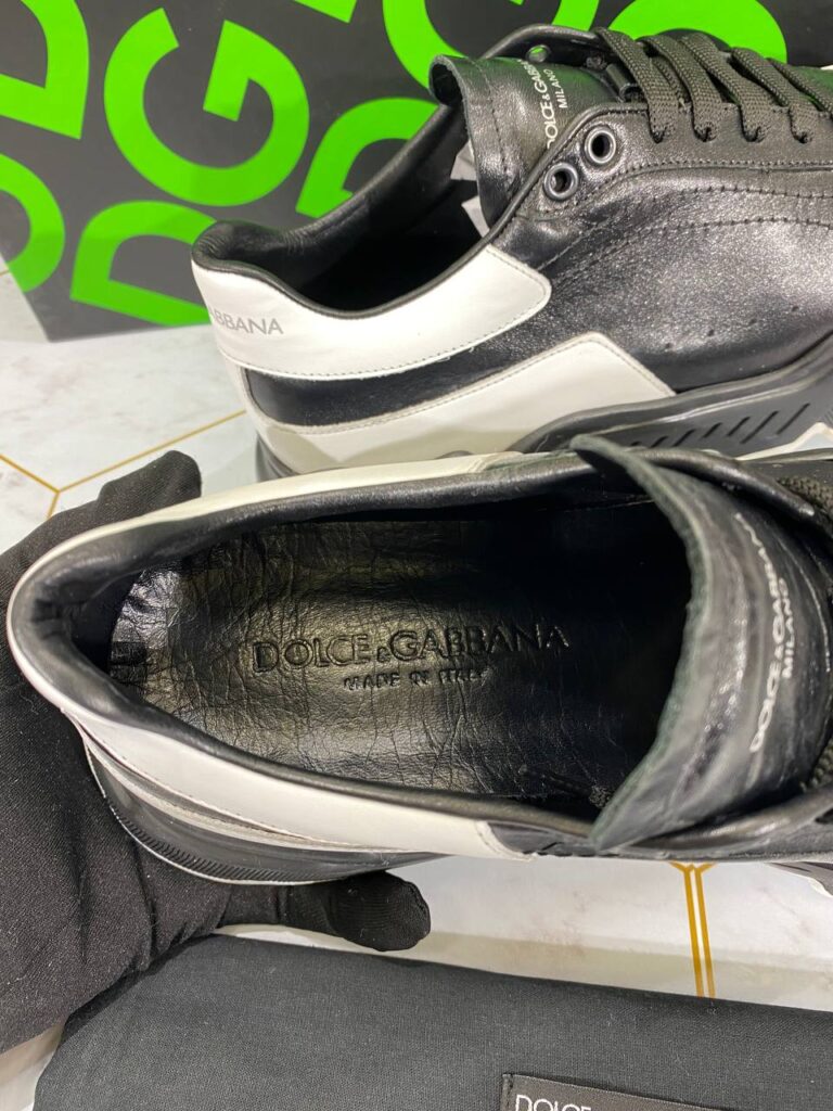 dolce gabbana ayakkabi sneaker erkek siyah beyaz