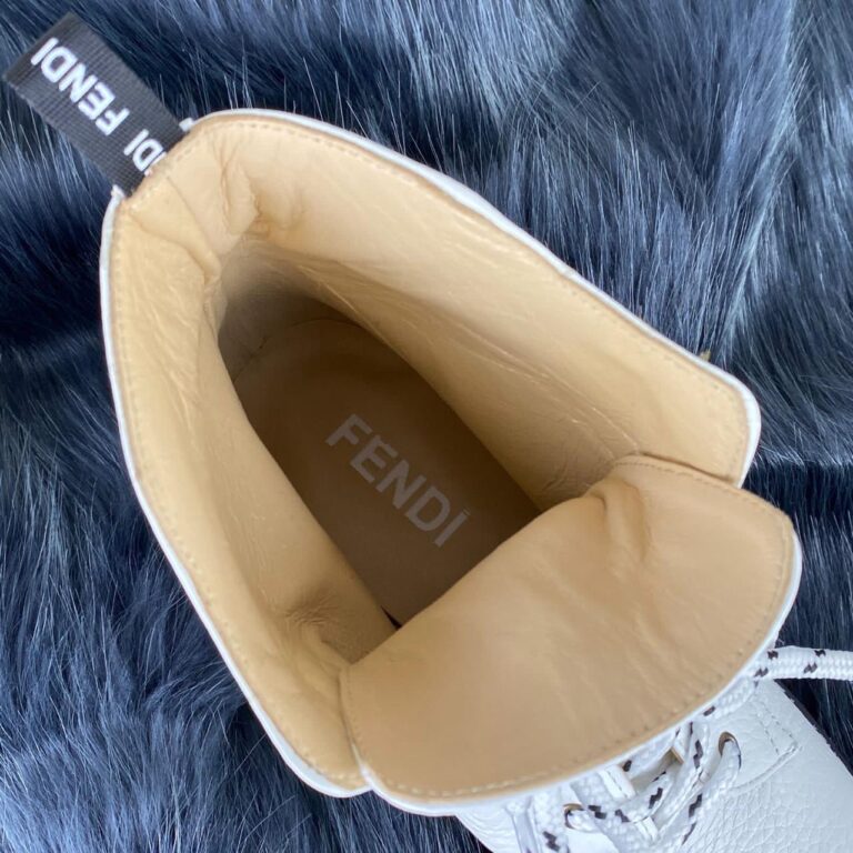 fendi ayakkabi biker style beyaz bot