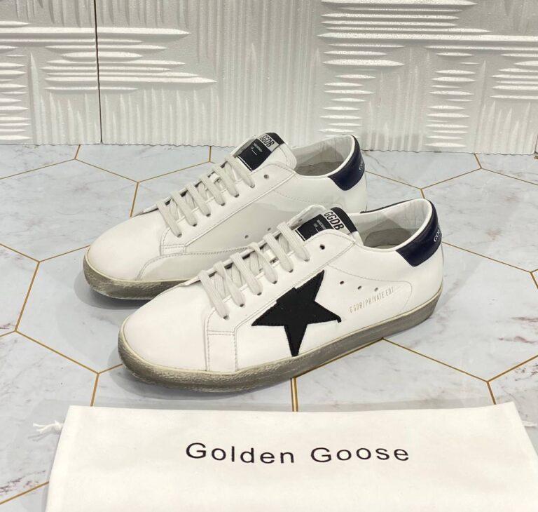 golden goose ayakkabi erkek sneaker siyah beyaz