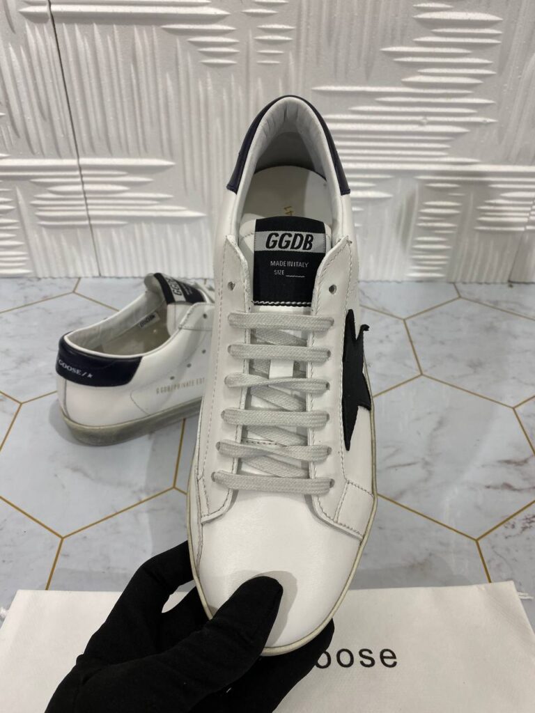 golden goose ayakkabi erkek sneaker siyah beyaz