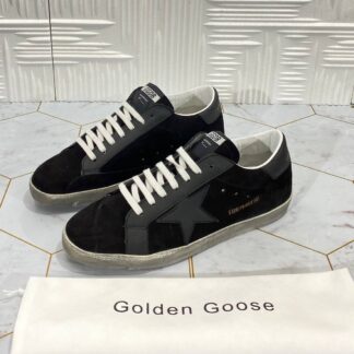 golden goose ayakkabi erkek sneaker siyah suet