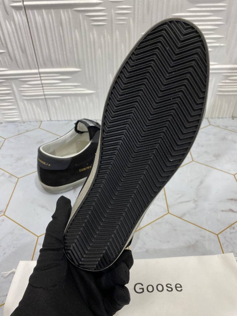 golden goose ayakkabi erkek sneaker siyah suet