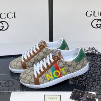 gucci ayakkabi ace not print erkek sneaker