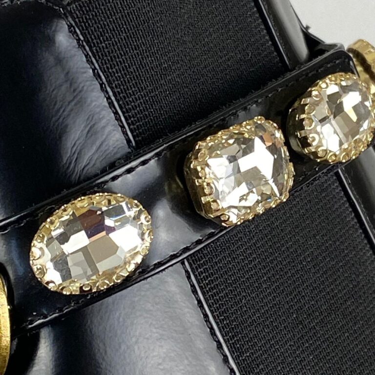 gucci ayakkabi chelsea crystal belt bot taban 3cm topuk 5cm
