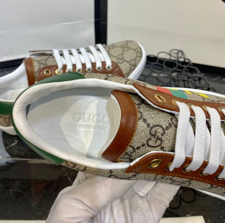 gucci ayakkabi not print ace sneakers