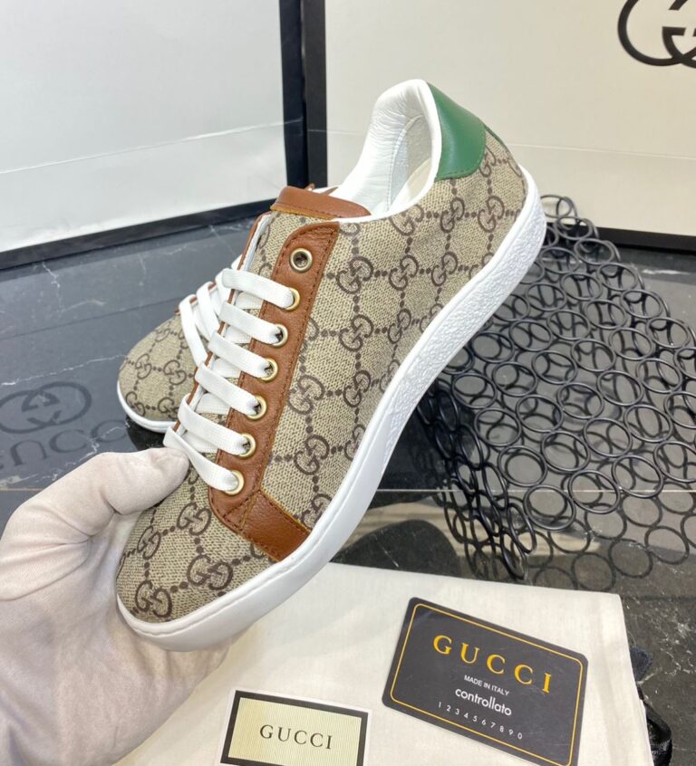 gucci ayakkabi not print ace sneakers