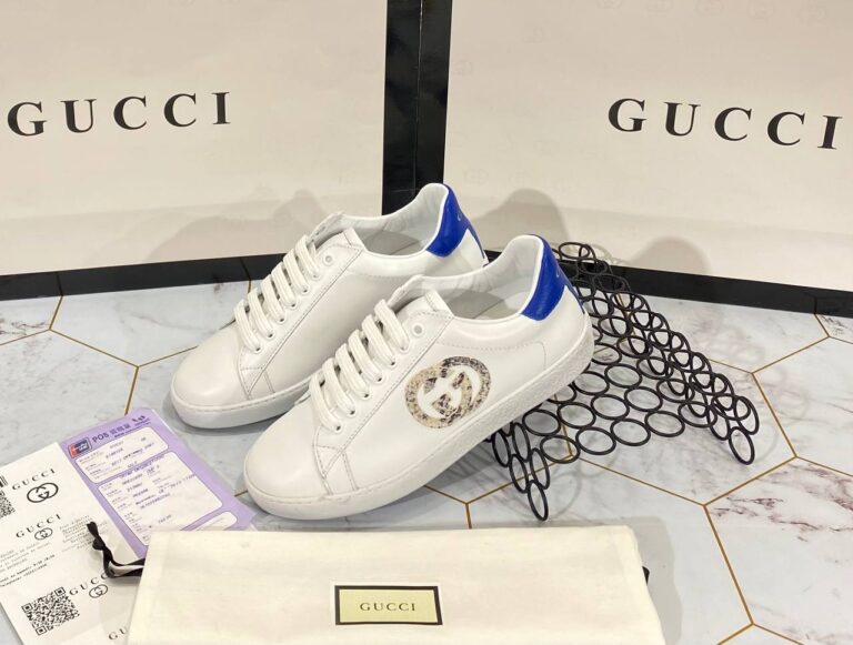 gucci ayakkabi sneaker mavi beyaz
