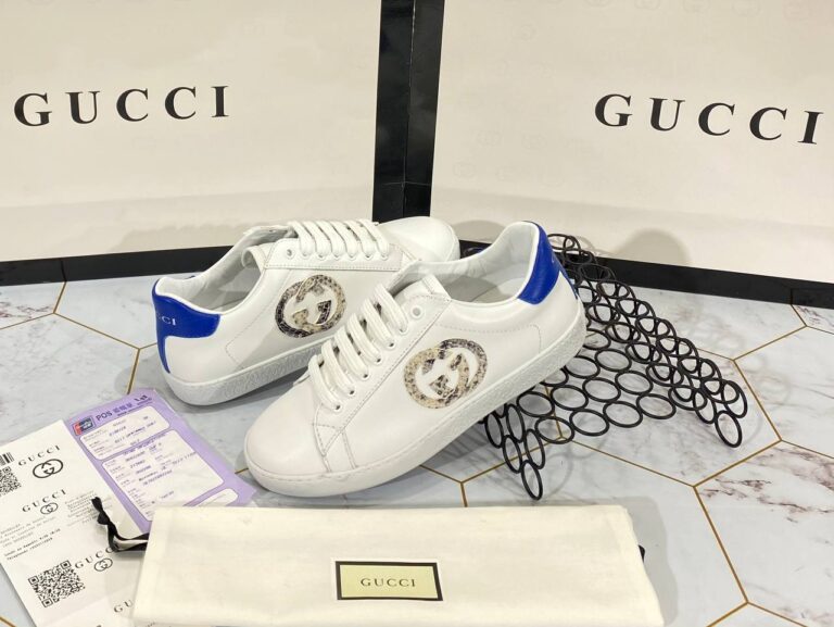 gucci ayakkabi sneaker mavi beyaz