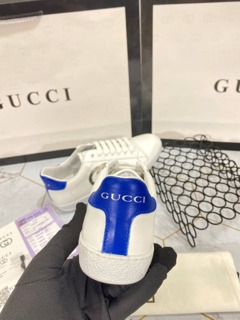 gucci ayakkabi sneaker mavi beyaz