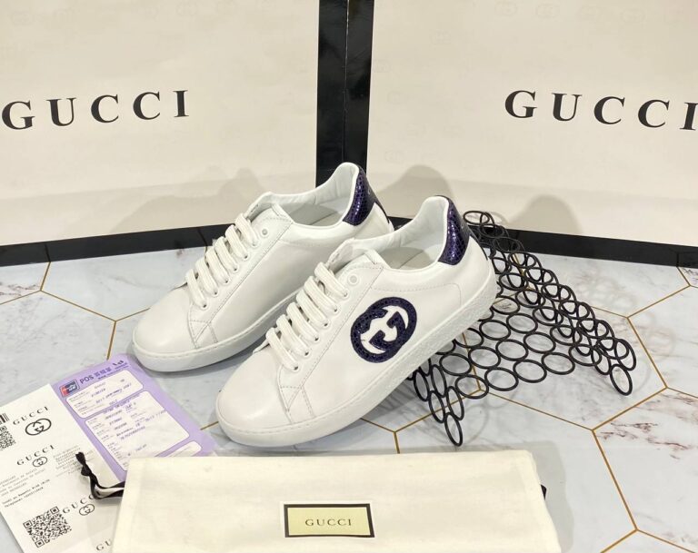 gucci ayakkabi sneaker mor beyaz