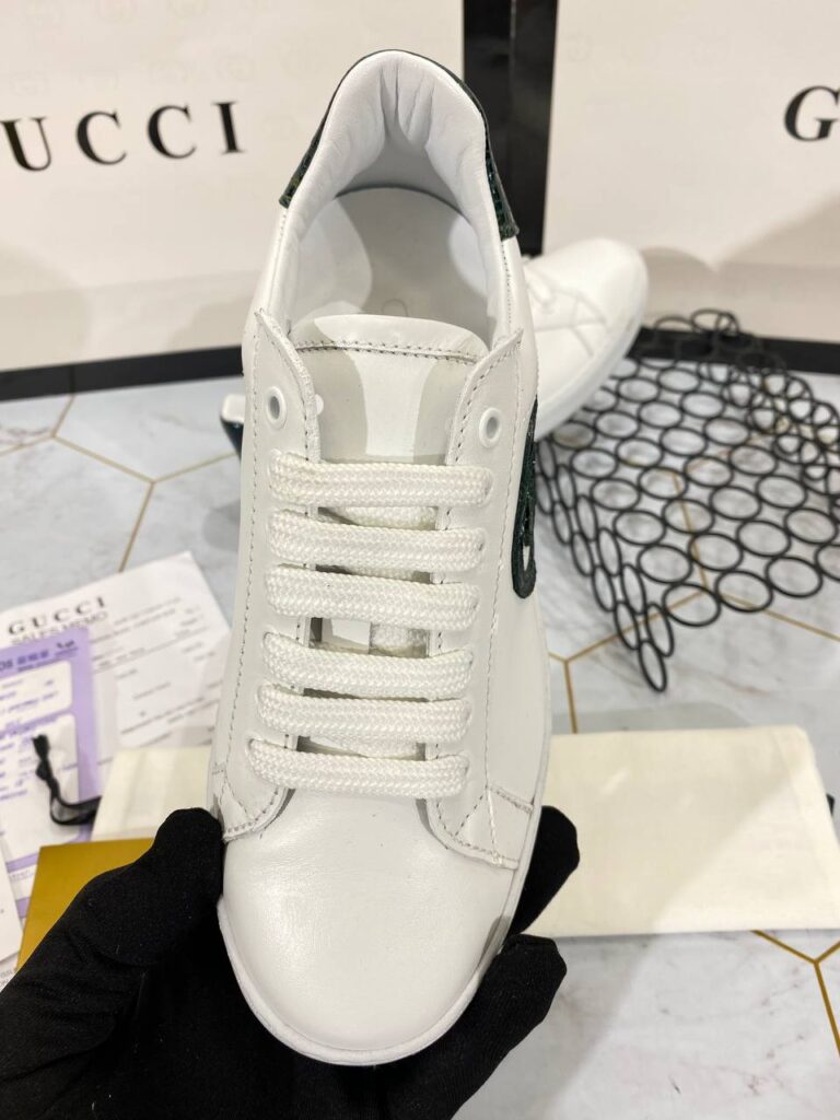 gucci ayakkabi sneaker yesil beyaz