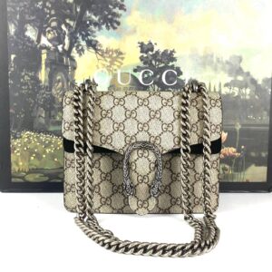 gucci canta dionysus gg supreme mini siyah 20x15.5 cm