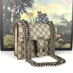 gucci canta dionysus gg supreme mini vizon 20x15.5 cm