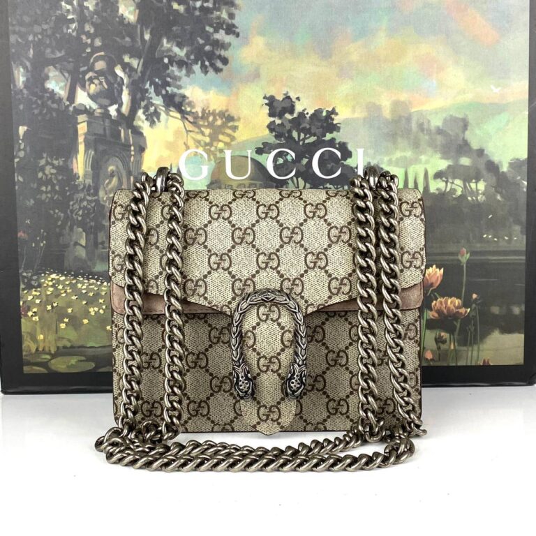 gucci canta dionysus gg supreme mini vizon 20x15.5 cm