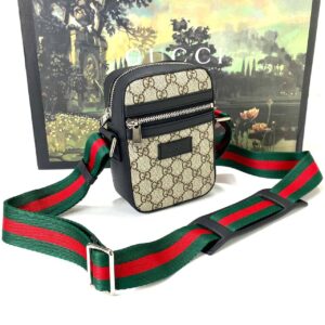 gucci canta gg small messenger supreme erkek postaci 18x14x6 cm