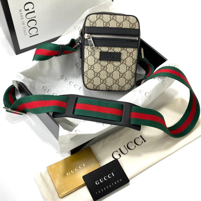 gucci canta gg small messenger supreme erkek postaci 18x14x6 cm