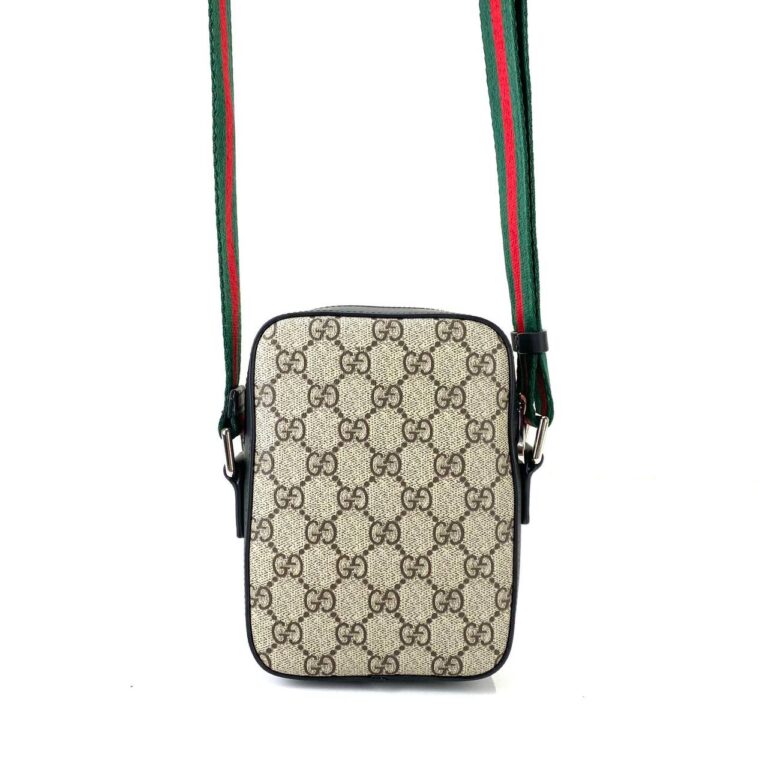 gucci canta gg small messenger supreme erkek postaci 18x14x6 cm