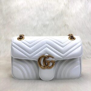 gucci canta marmont beyaz 25x15 cm
