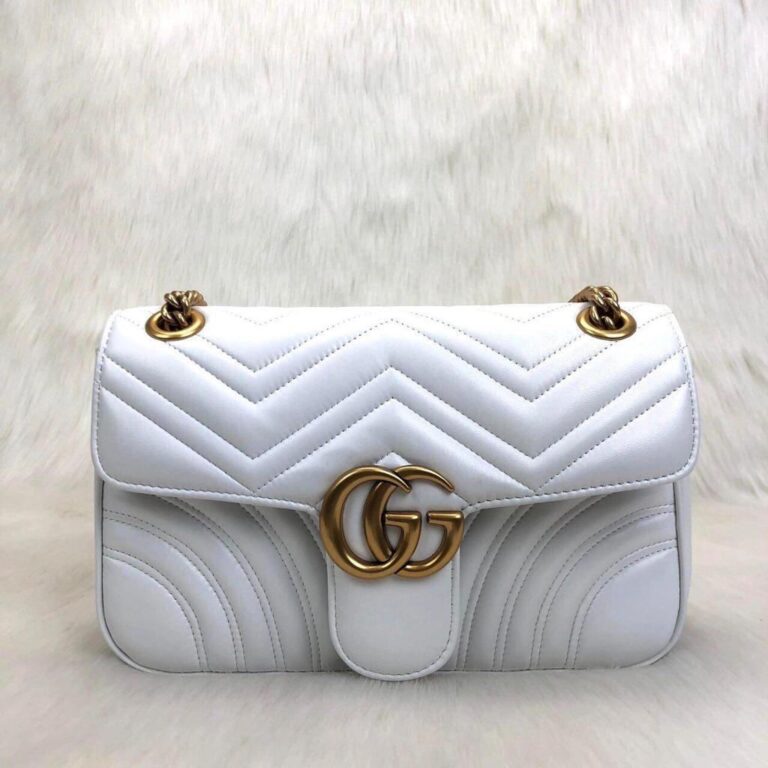 gucci canta marmont beyaz 25x15 cm
