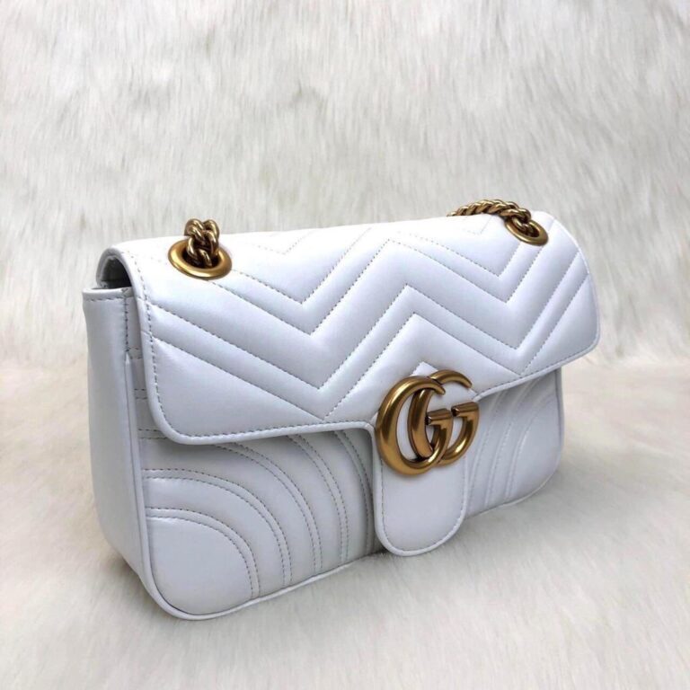 gucci canta marmont beyaz 25x15 cm