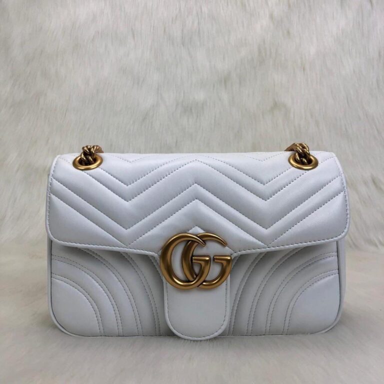 gucci canta marmont beyaz 25x15 cm