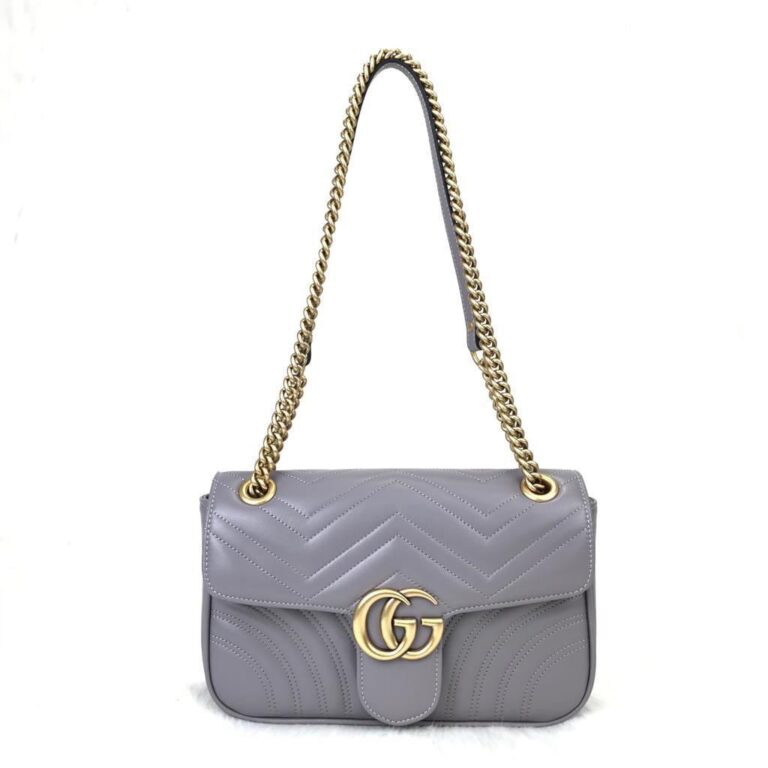 gucci canta marmont gri 25x15 cm
