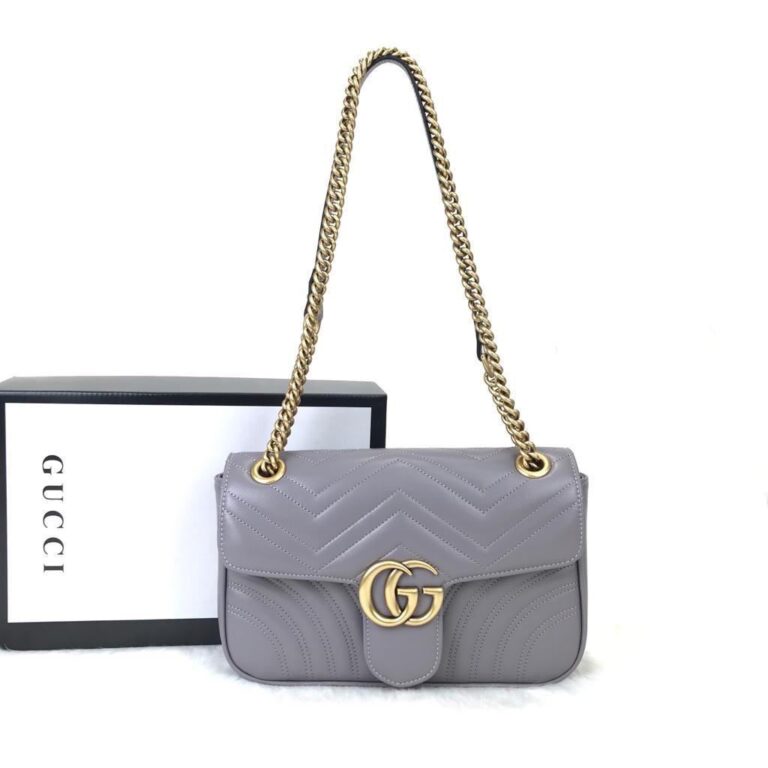 gucci canta marmont gri 25x15 cm