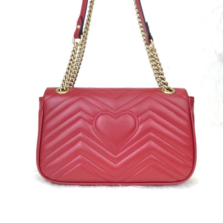 gucci canta marmont kirmizi 25x15 cm