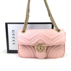 gucci canta marmont pudra pembe 25x15 cm
