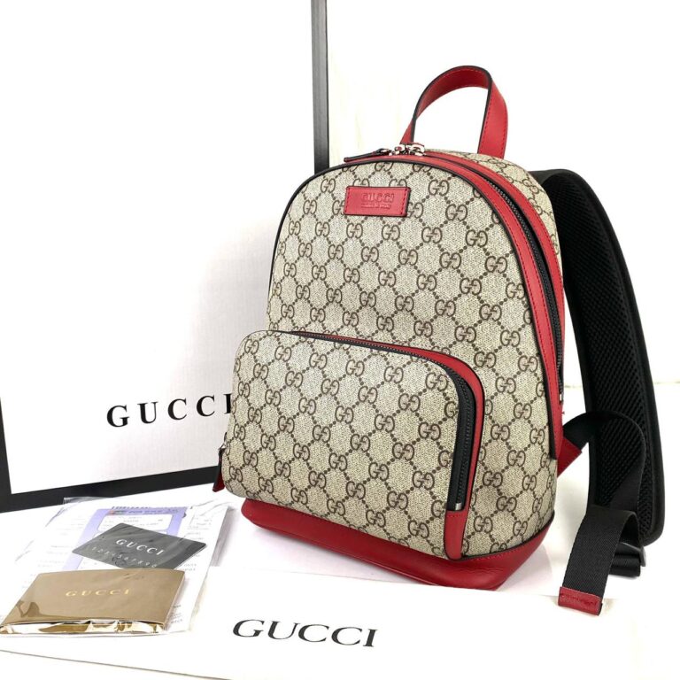 gucci canta supreme eden small sirt cantasi kirmizi 29x22x14 cm