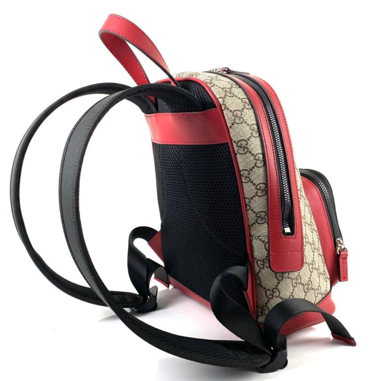 gucci canta supreme eden small sirt cantasi kirmizi 29x22x14 cm