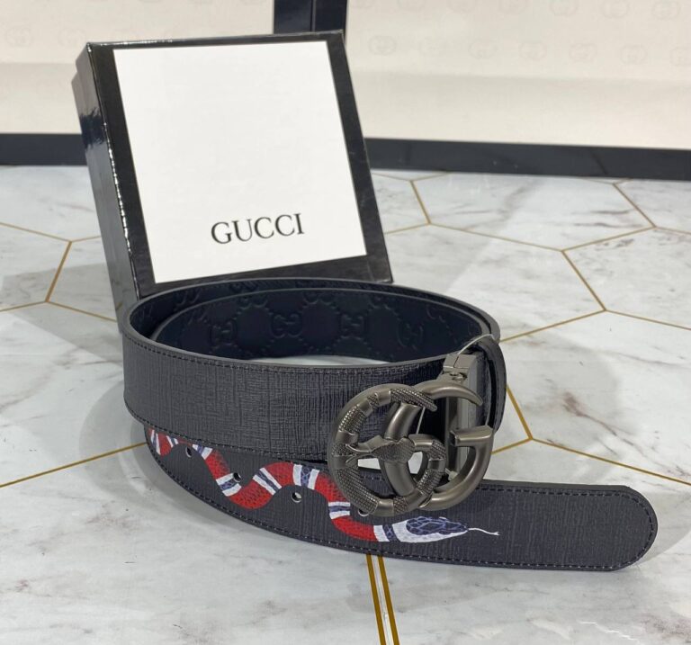 gucci kemer unisex cift tarafli yilan 4 cm