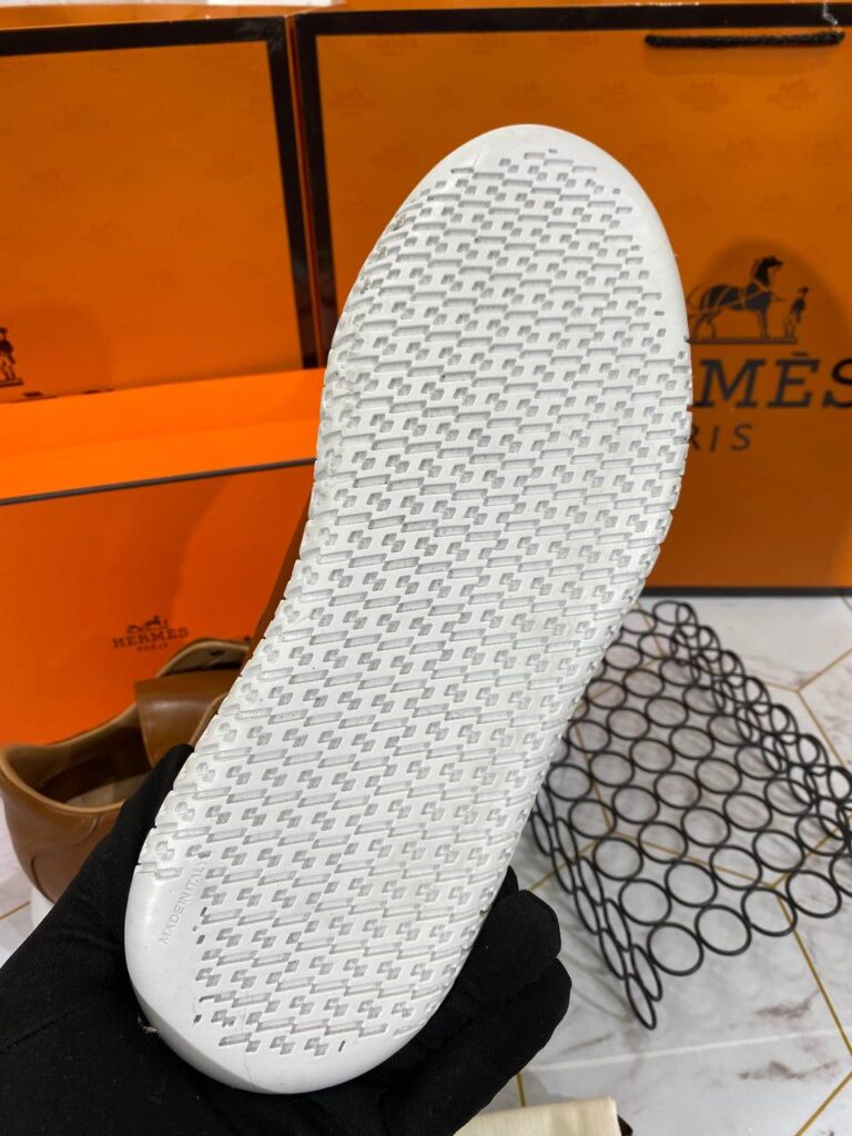 hermes ayakkabi 2001 erkek sneakers taba
