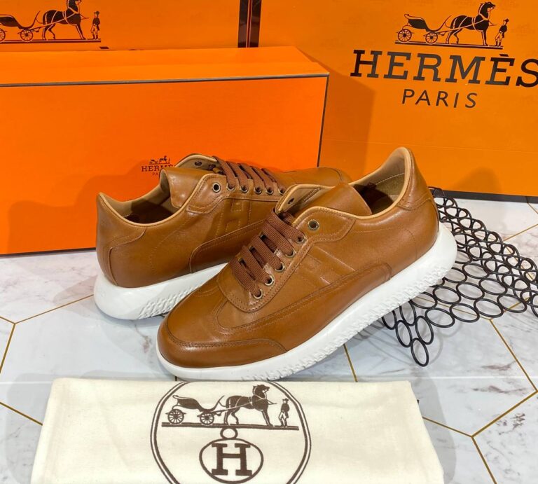 hermes ayakkabi 2001 erkek sneakers taba