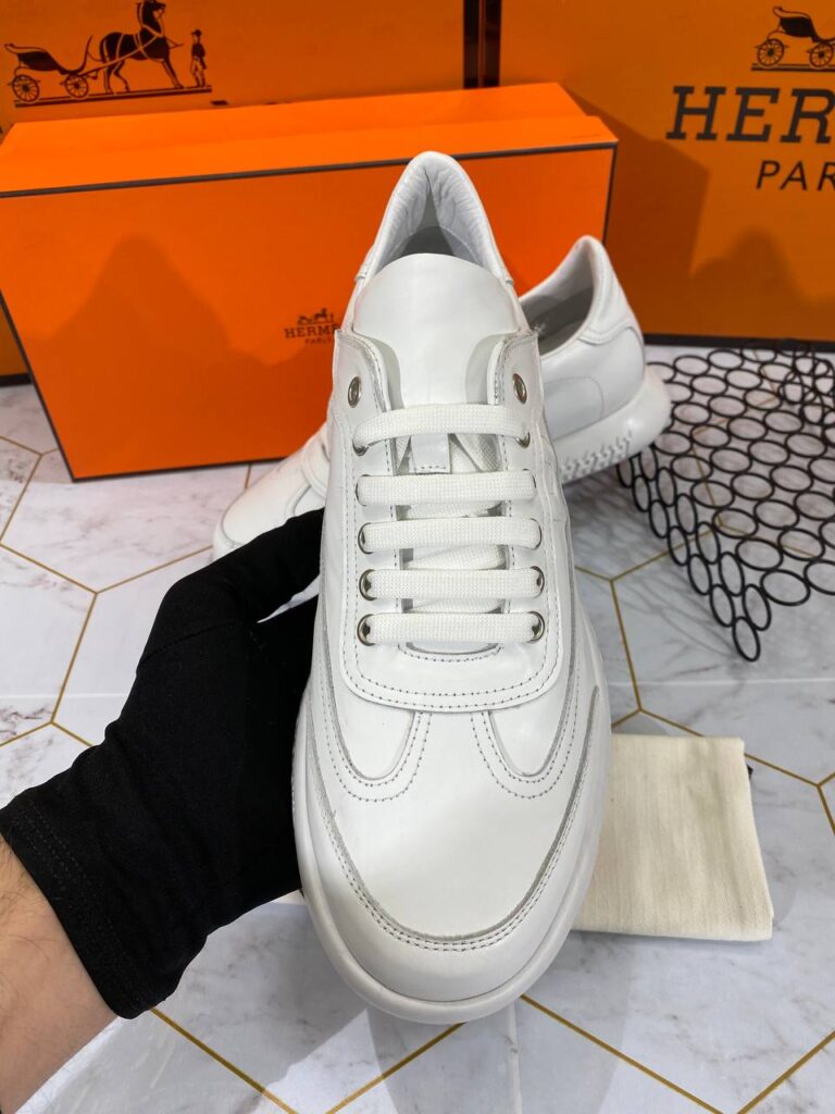 hermes ayakkabi 2021 erkek sneakers beyaz
