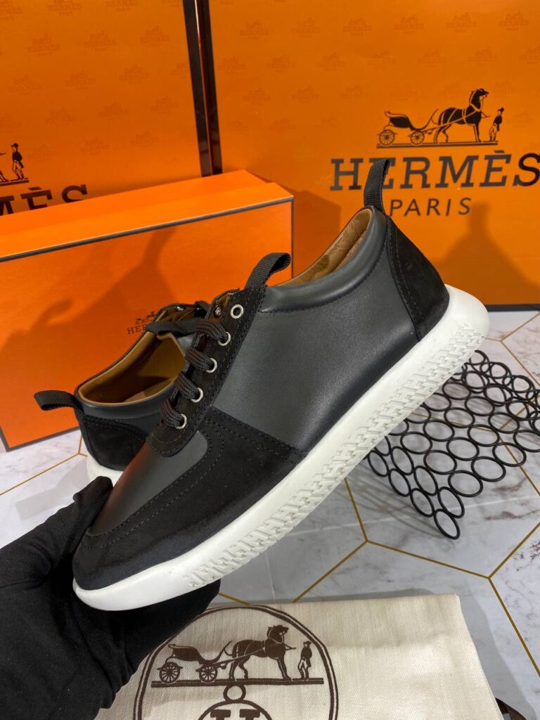hermes ayakkabi 2021 erkek sneakers beyaz siyah