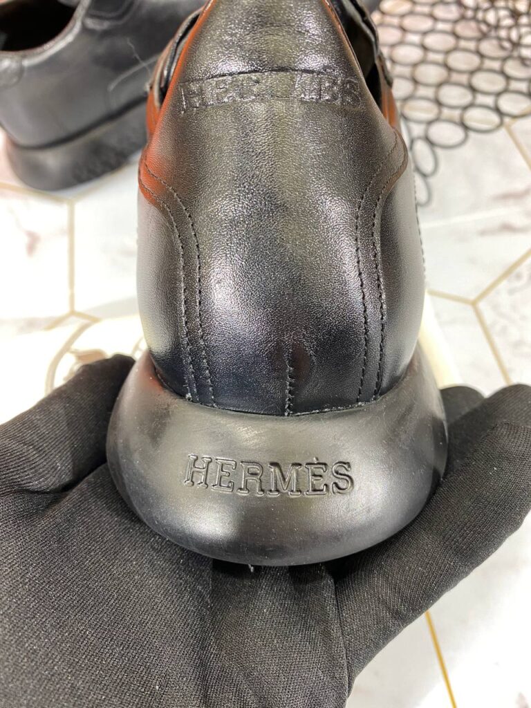 hermes ayakkabi 2021 erkek sneakers siyah