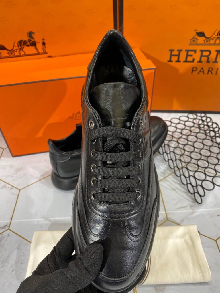 hermes ayakkabi 2021 erkek sneakers siyah