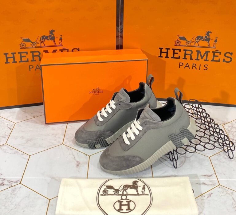 hermes ayakkabi bouncing sneakers gri