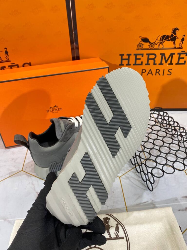 hermes ayakkabi bouncing sneakers gri