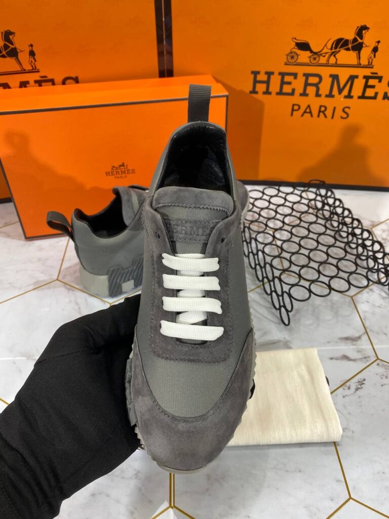 hermes ayakkabi bouncing sneakers gri