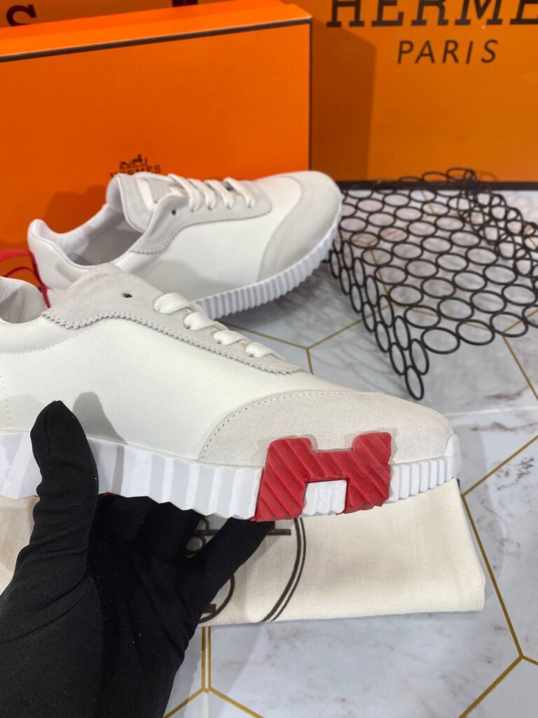 hermes ayakkabi bouncing sneakers kadin beyaz