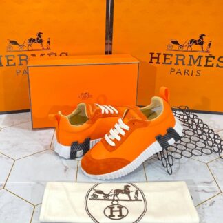 hermes ayakkabi bouncing sneakers turuncu
