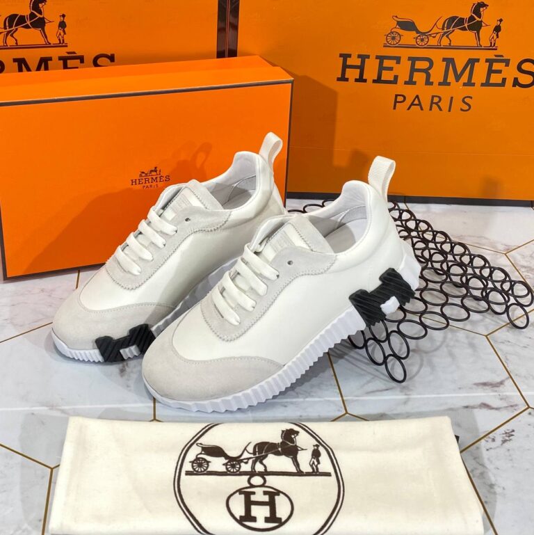 hermes ayakkabi erkek bouncing sneakers beyaz