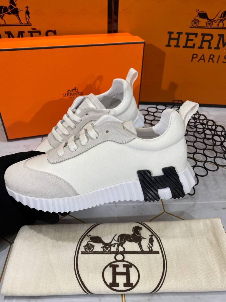 hermes ayakkabi erkek bouncing sneakers beyaz