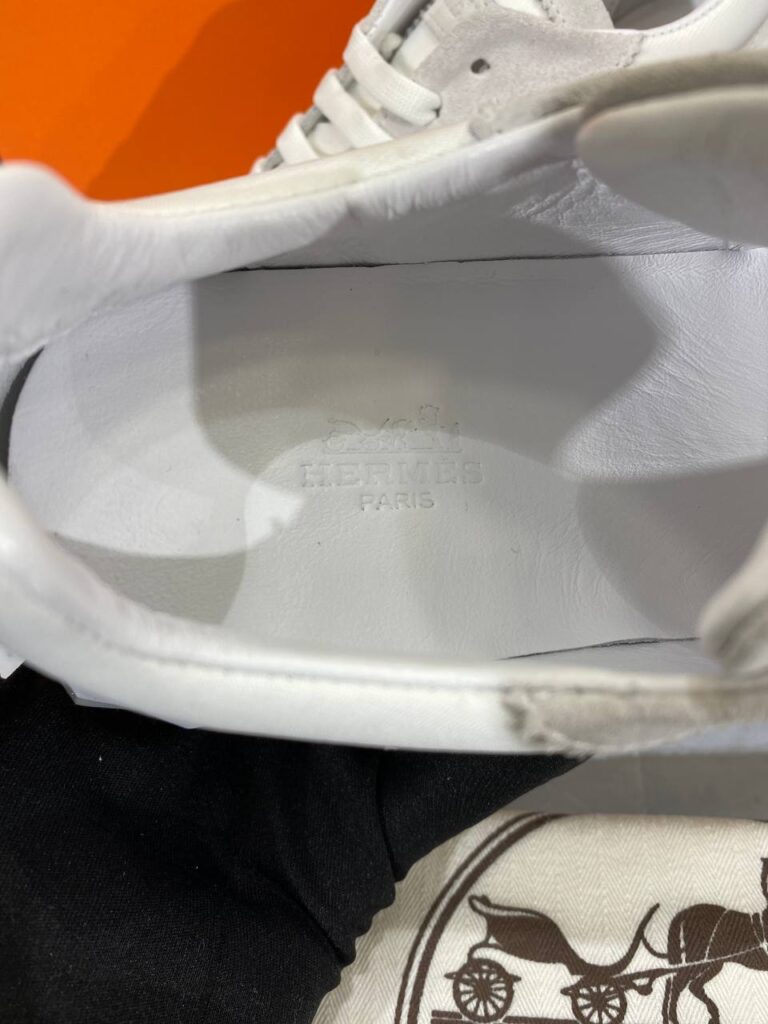 hermes ayakkabi erkek bouncing sneakers beyaz